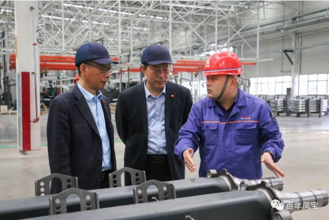 中国铸造协会专家组成员莅临凤宝重科调研指导工作