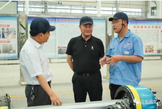 Li Guangliang, President Of The Henan Chamber Of Commerce In Hebei Province, Visited Fengbao Heavy Industry2